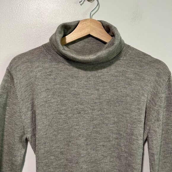 The Group Babaton XS Grey Knit Midi Dress with Tie Back - Picture 13 of 13